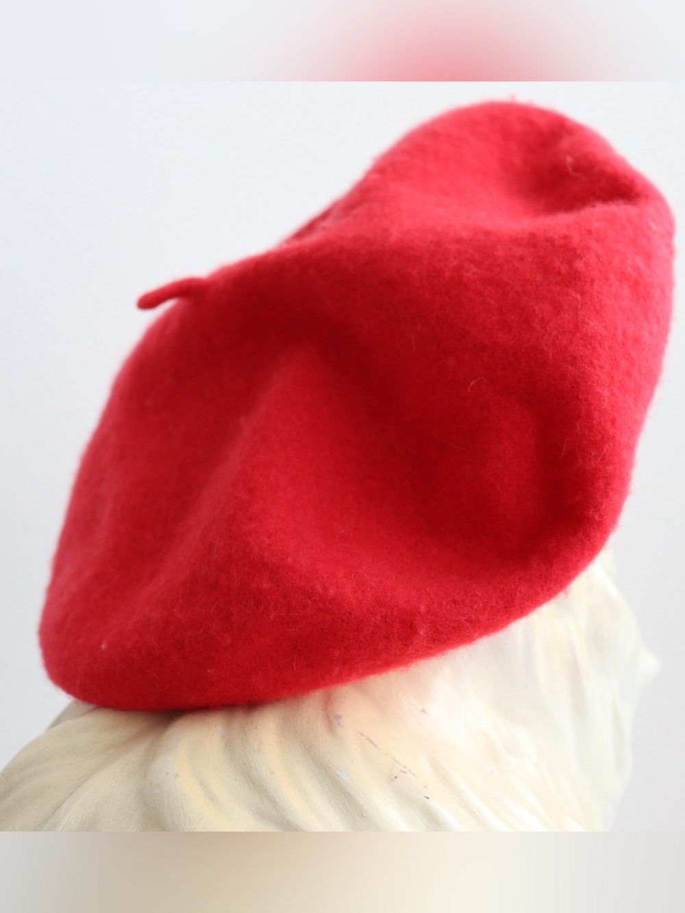 Halogen Red Wool Beret Women’s OS